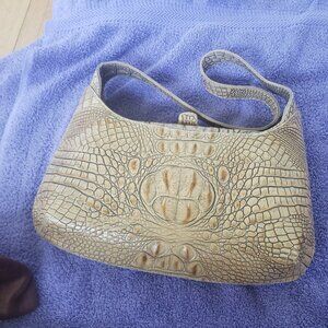 Besso Croc Stamped purse leather